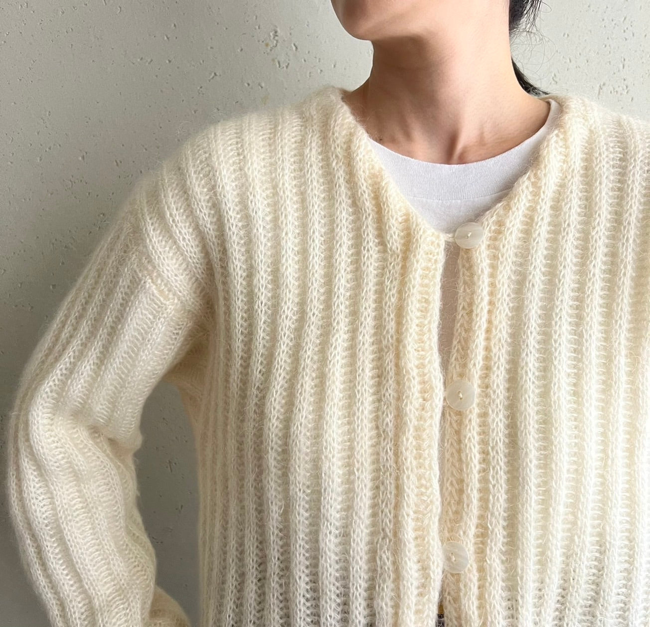 90s Mohair Knit Cardigan