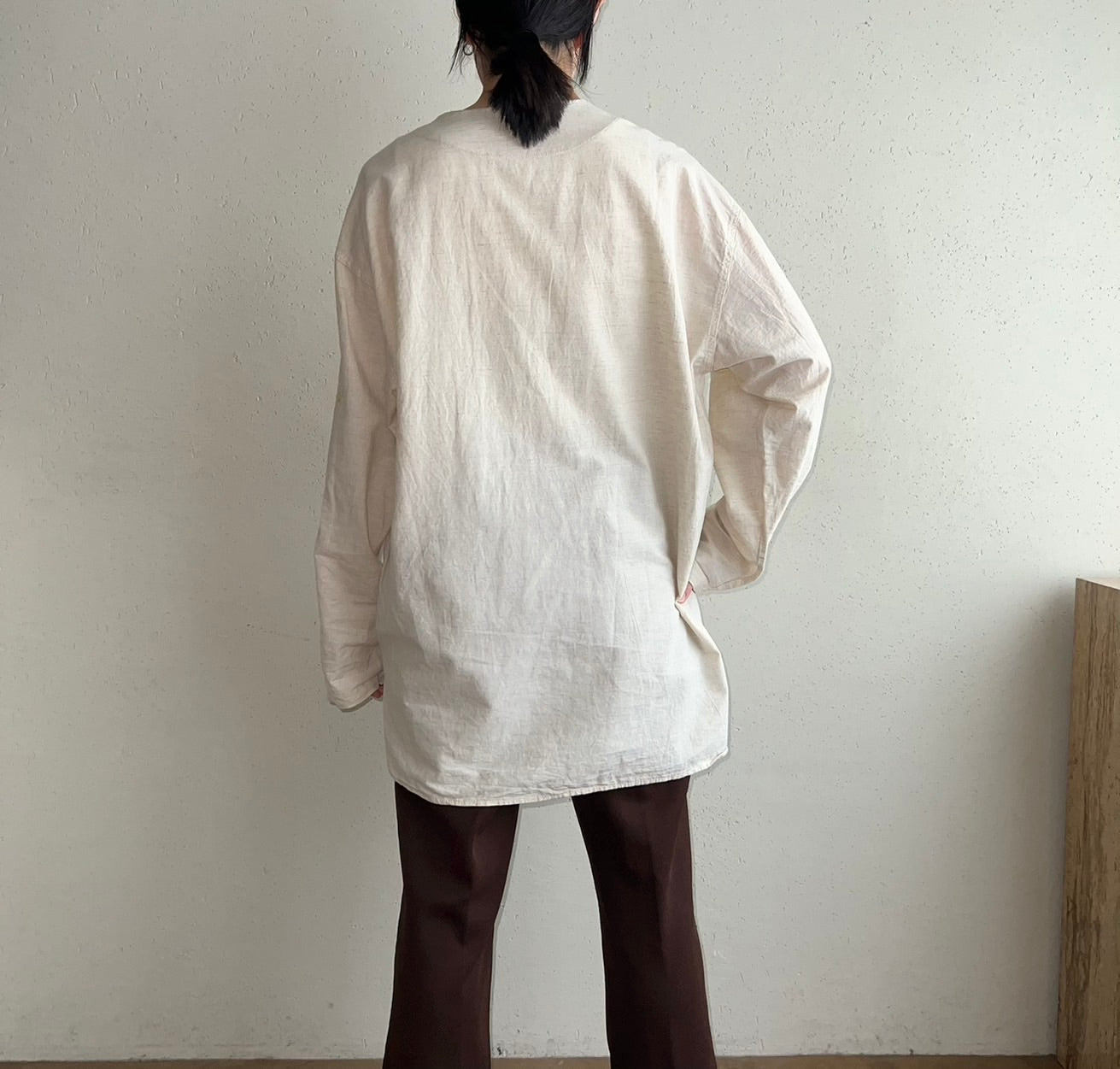 90s Lace Up Top Made in Italy