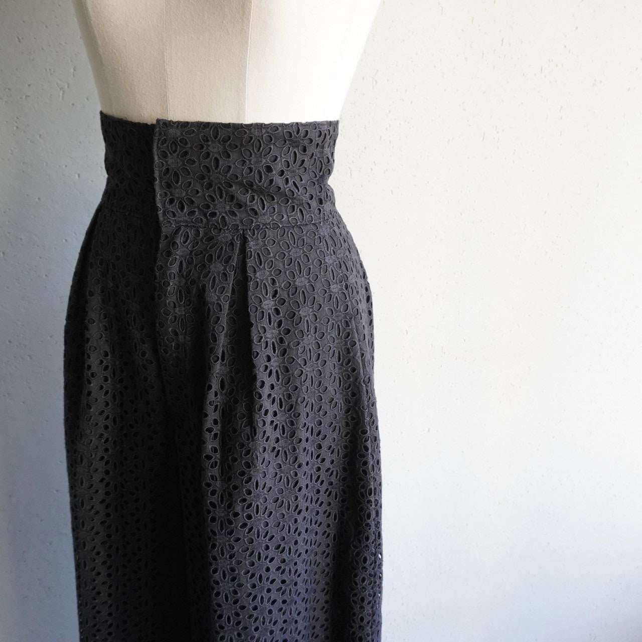 60s Cutwork Lace High Waisted Wide Pants