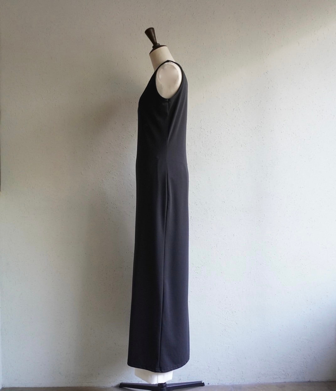 90s Black Sleeveless Maxi Dress