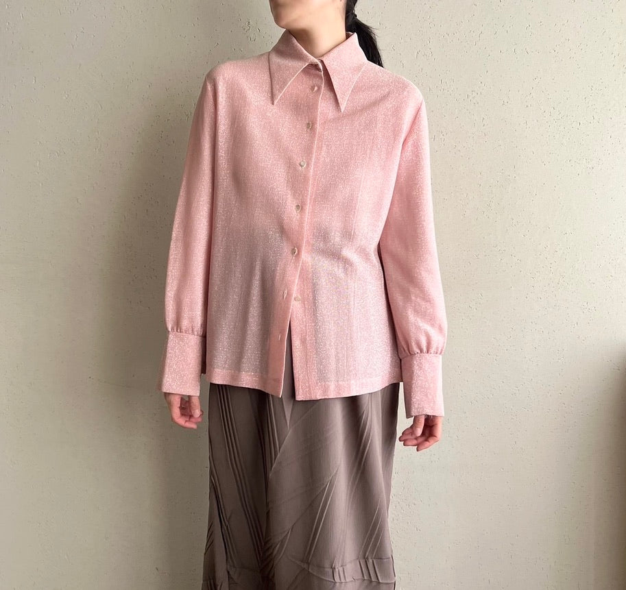 70s Glitter Pink Shirt