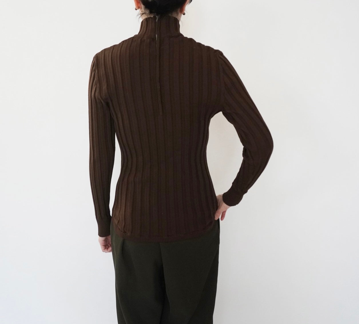 70s Ribbed Top Made in Italy