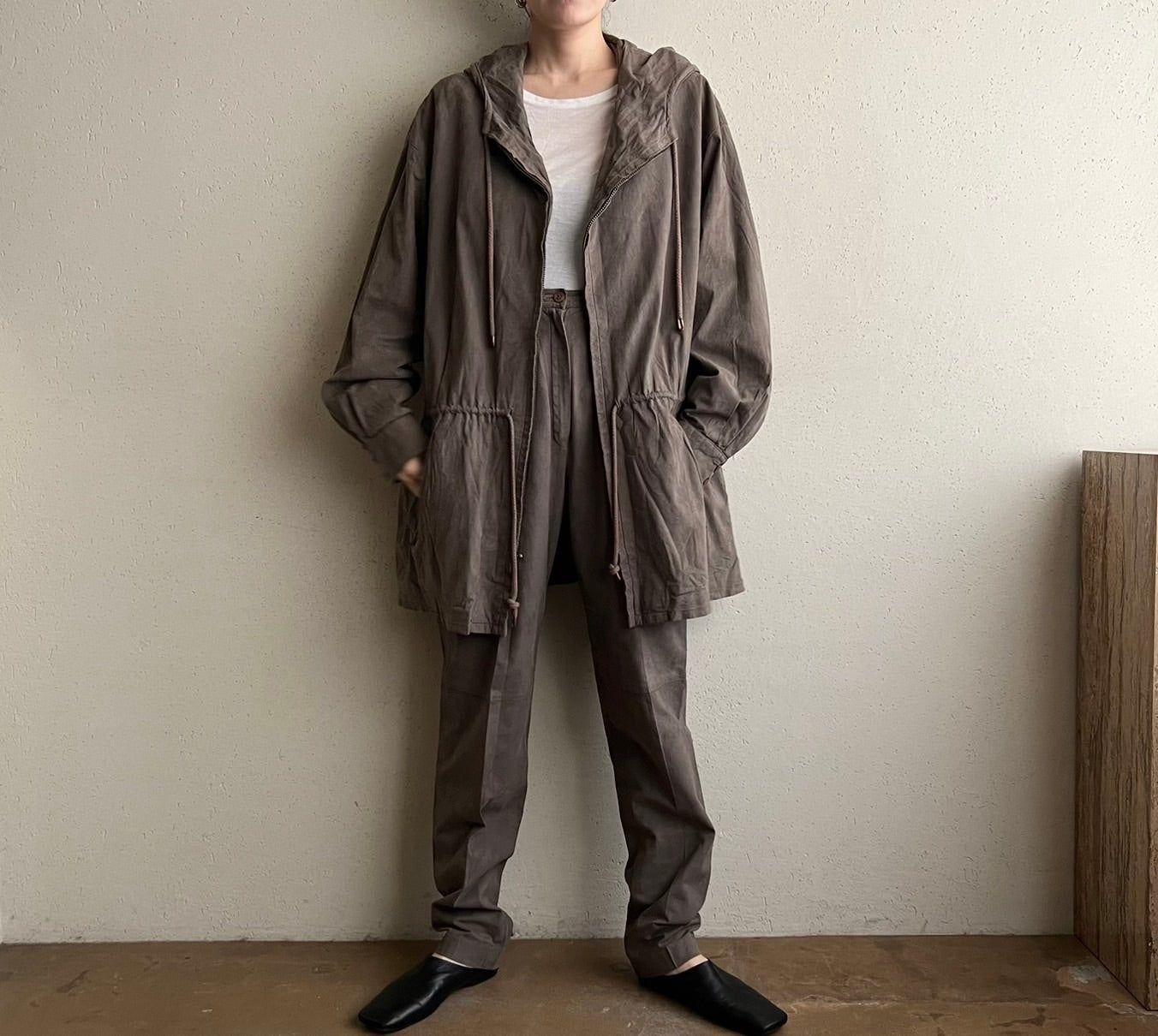80s Suede Two-Piece Made in USA