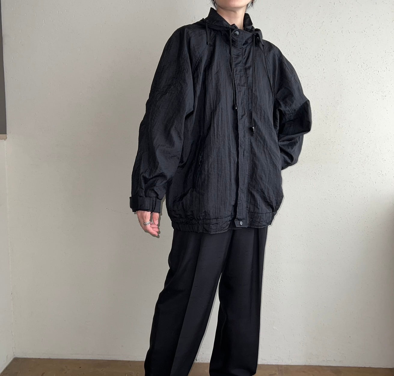 90s Hooded light jacket