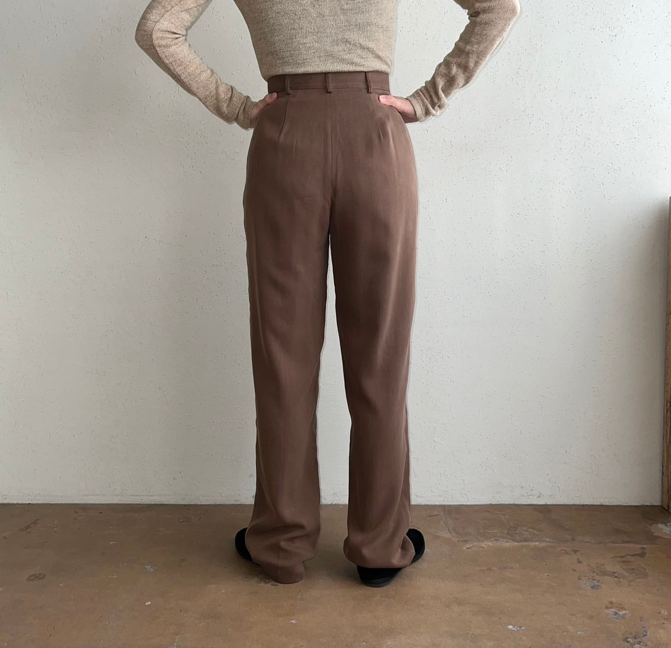 90s "ANN TAYLOR" Silk Two-Piece