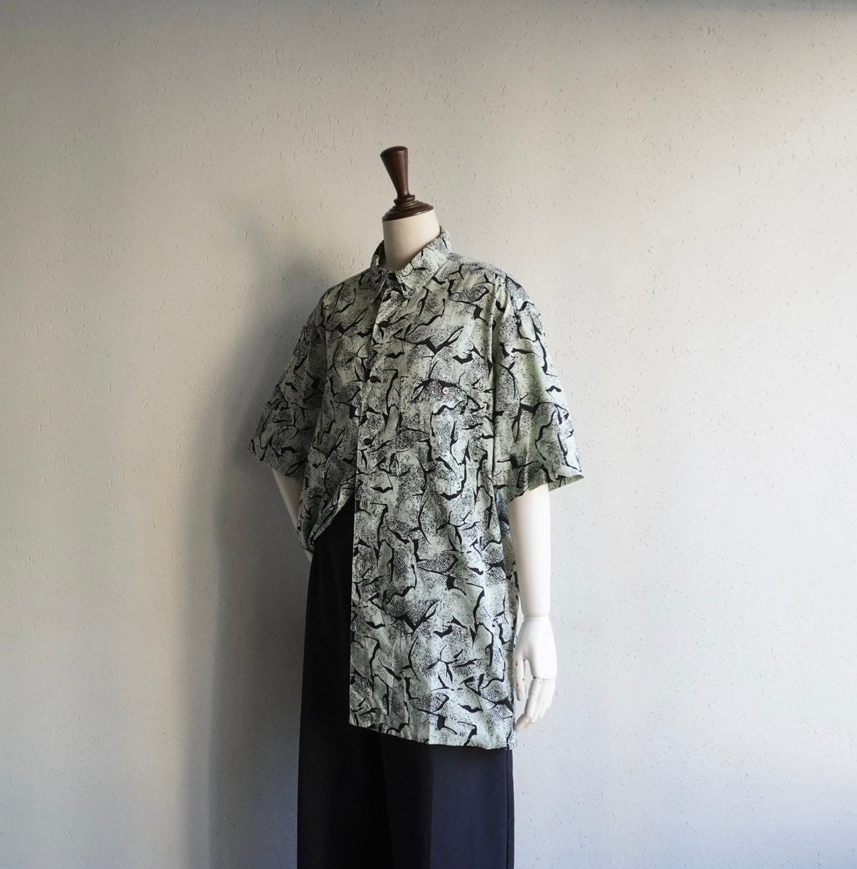 90s EURO Printed Cotton Shirt