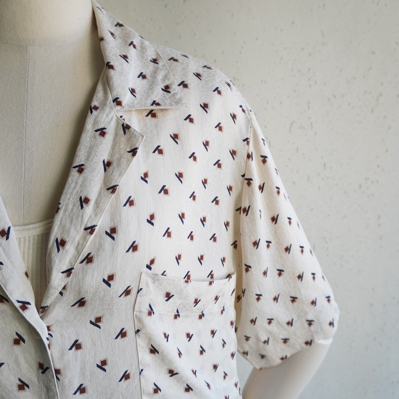 90s "ANN TAYLOR" Silk Shirt