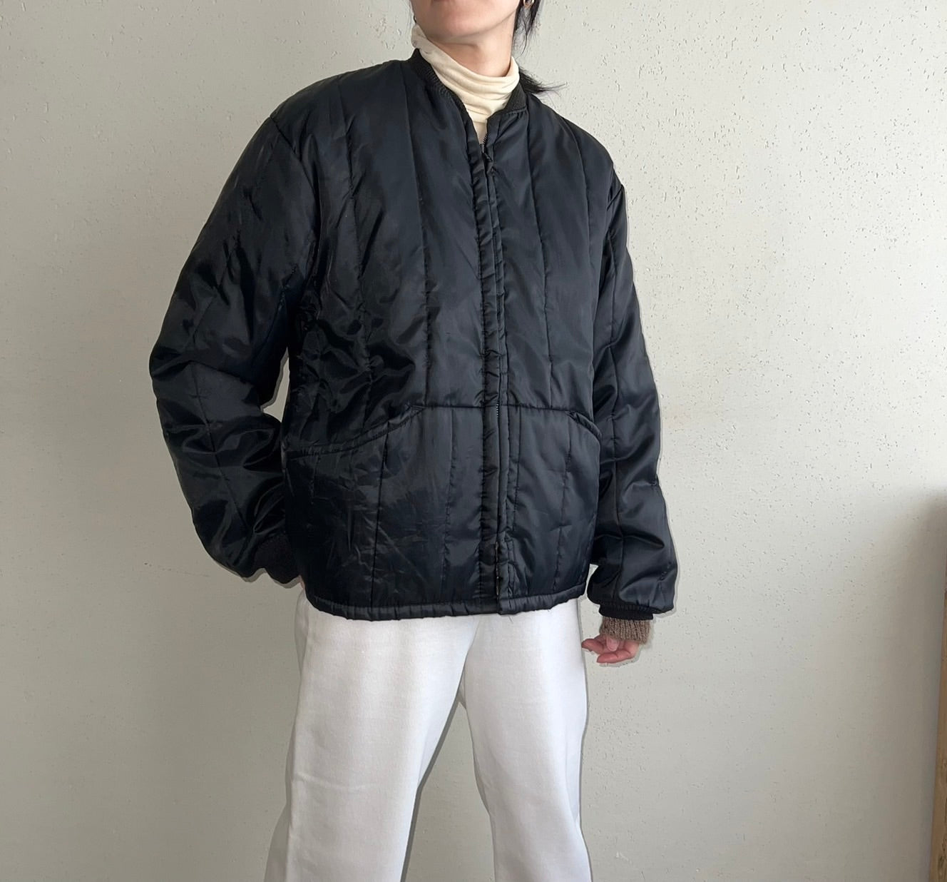 70s Quilted Light Jacket