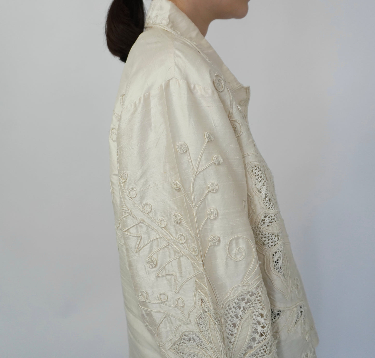 90s Silk Shirt, Jacket
