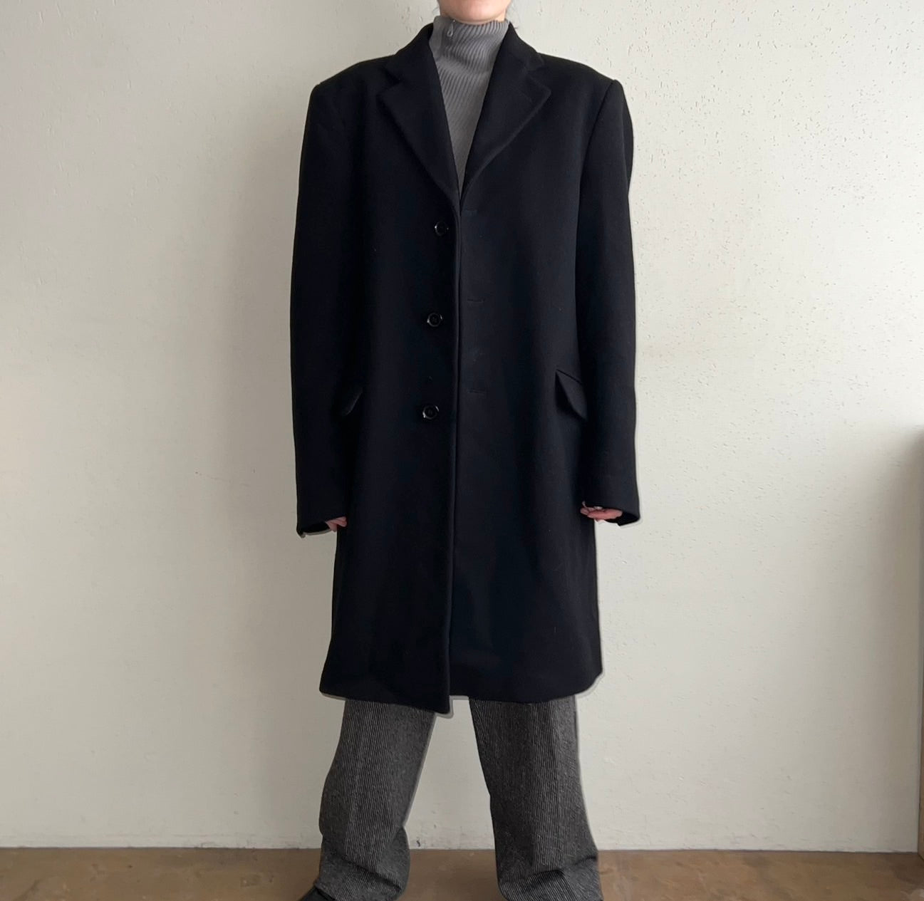 90s Cashmere Coat Made in Italy
