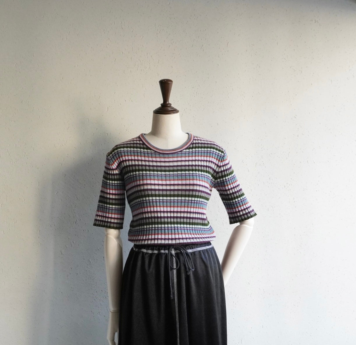70s Multi Striped Top