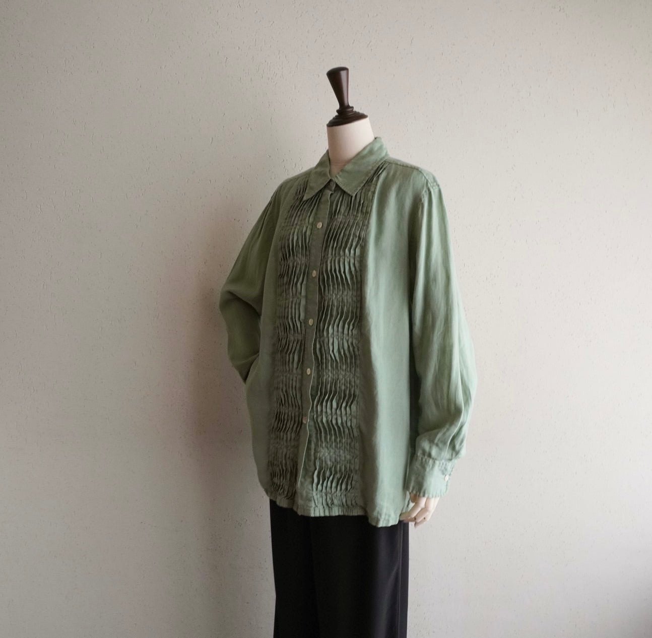 90s Design Linen Shirt