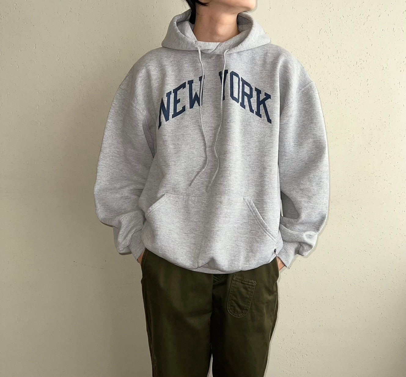 90s Hooded Sweater Made in USA