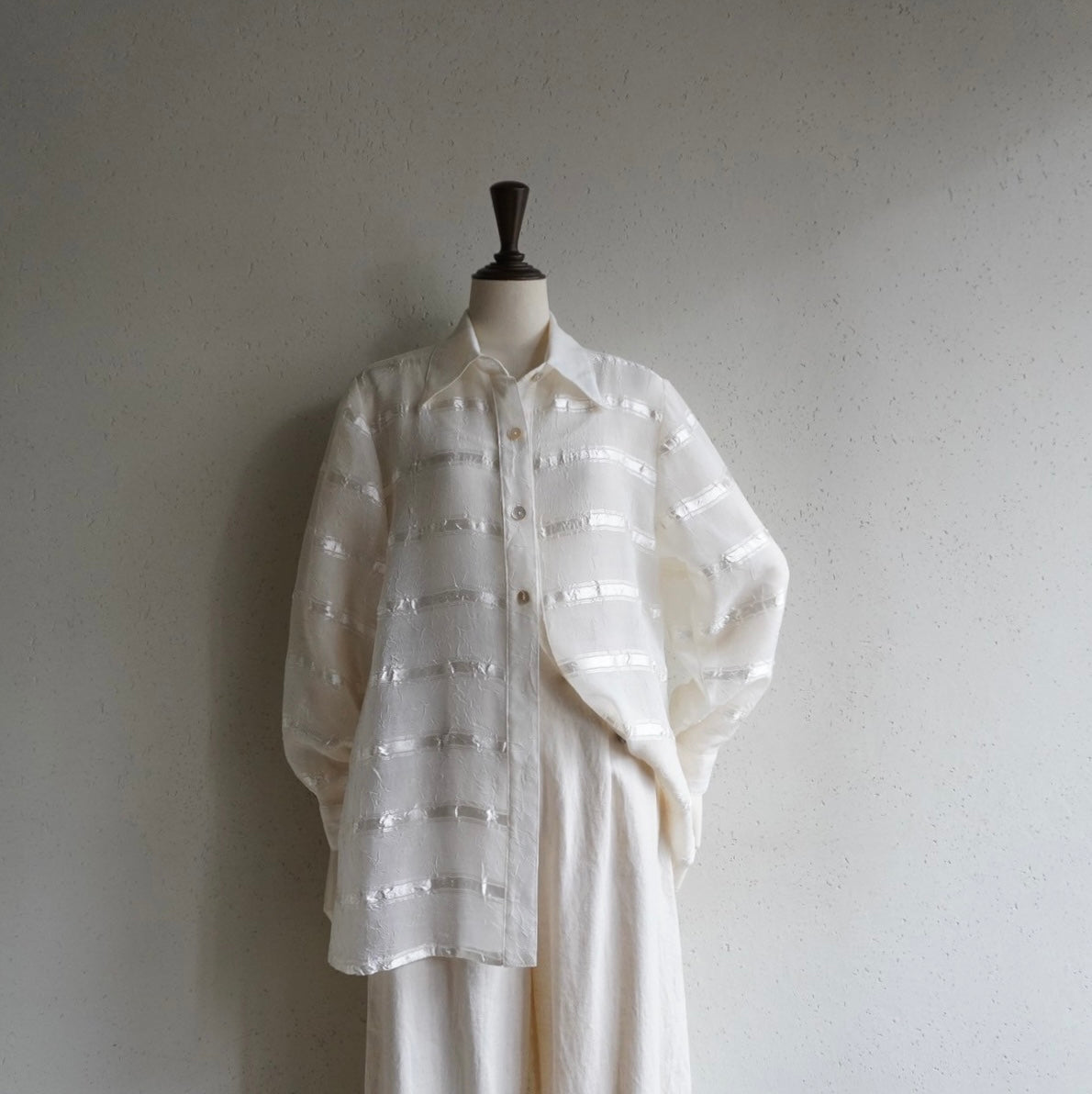 90s Design Sheer Shirt