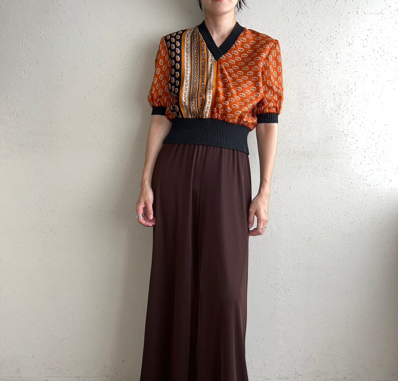 80s Printed Top