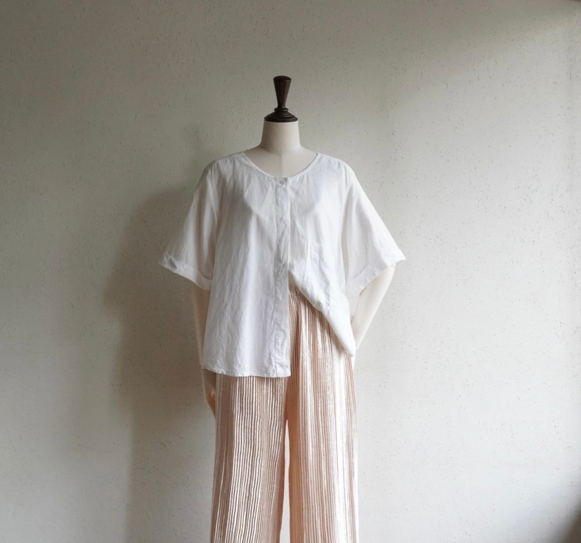 90s EURO Pleated Blouse