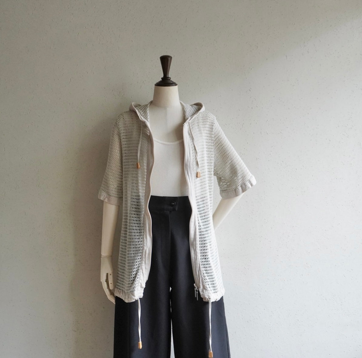 90s Double Zip Mesh Jacket