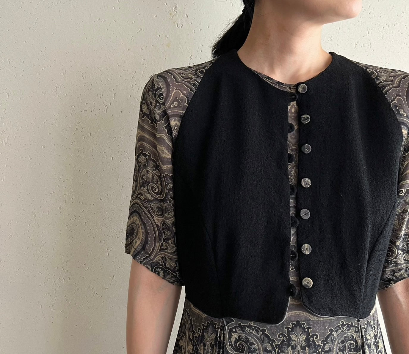 90s Rayon Dress Made in Italy