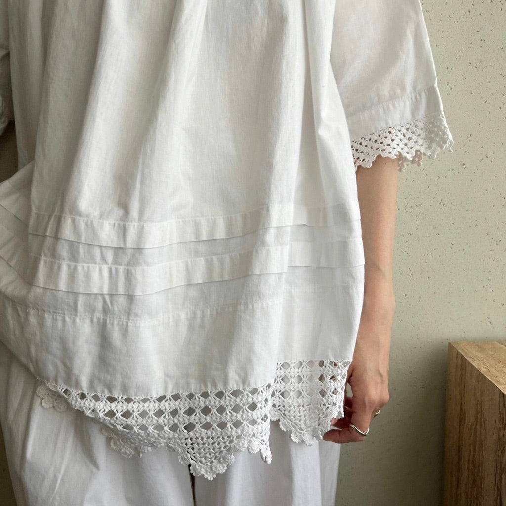 30,40s Smock Blouse