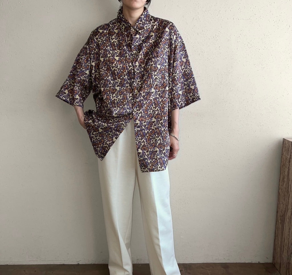 90s Paisley Blouse