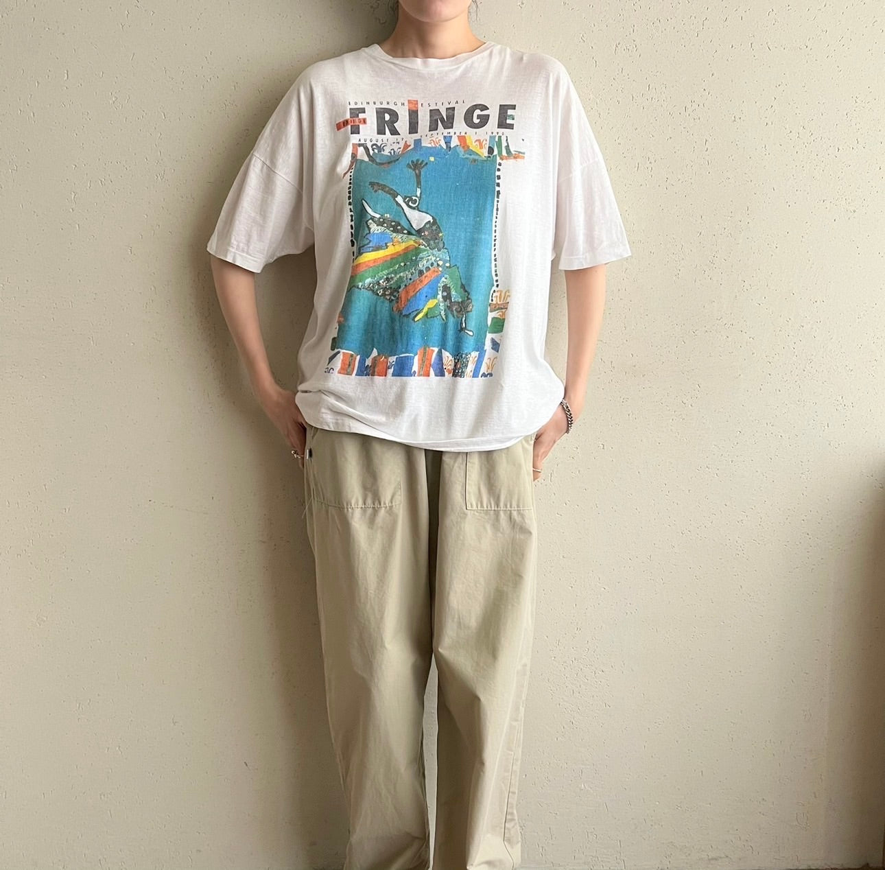 90s " Edinburgh Festival Fringe” Printed T-shirt