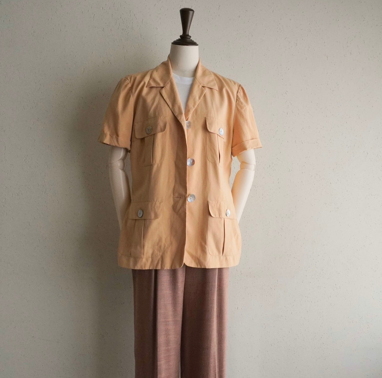 90s Silk Shirt, Jacket