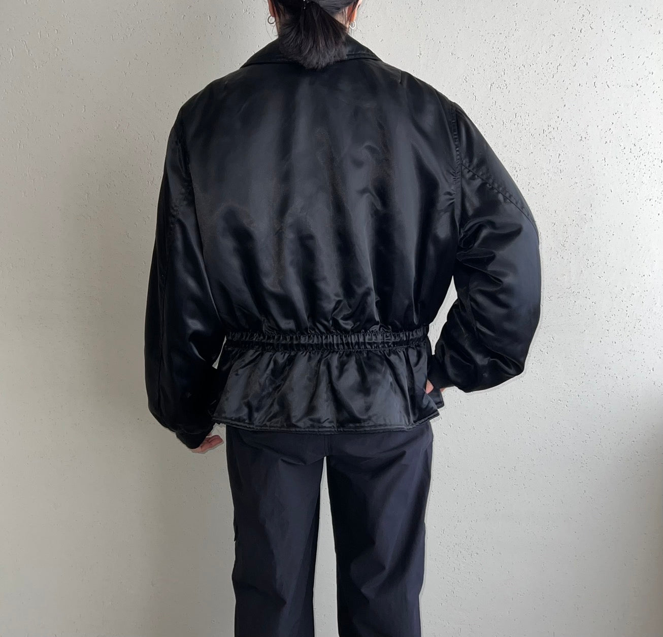 90s Black Design Jacket Made in Italy