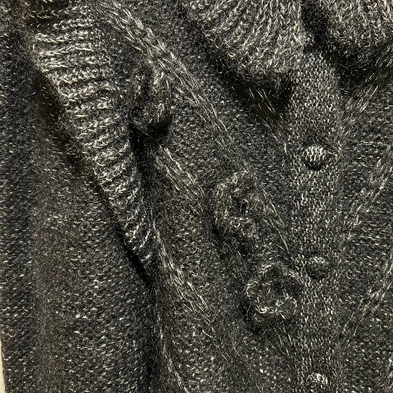 80s Flower Design Knit Made in Italy
