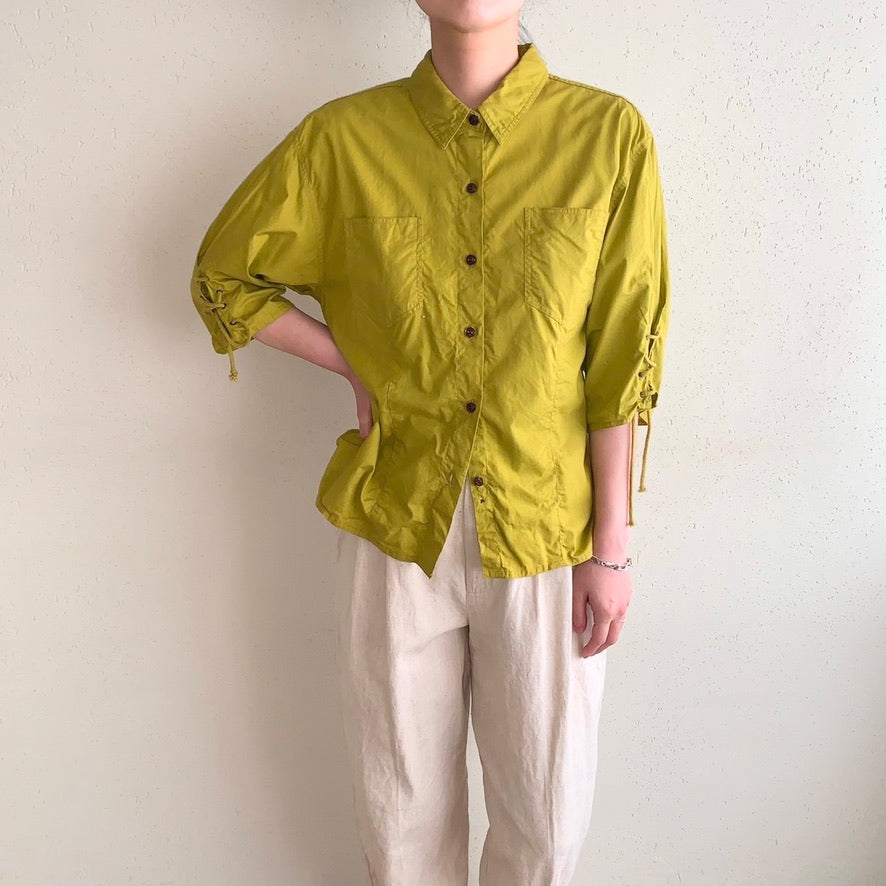 90s EURO Lace Up Shirt