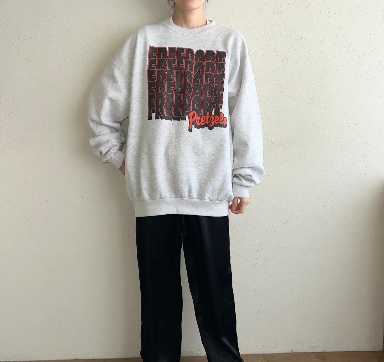 90s Printed Sweater Made in USA