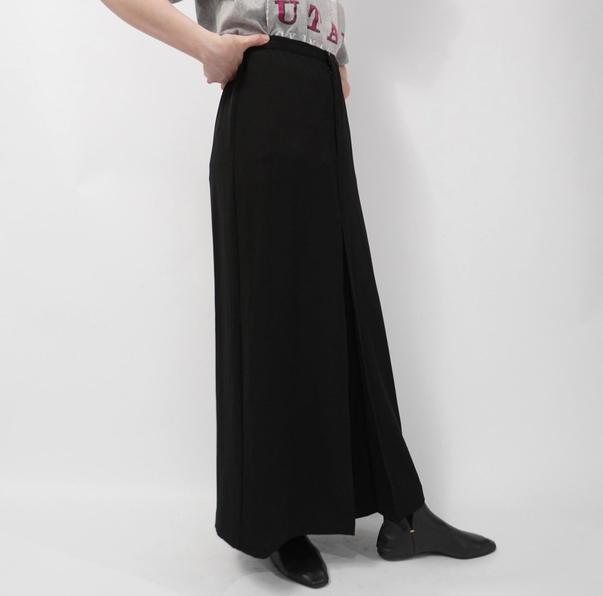 90s Slit Design Skirt