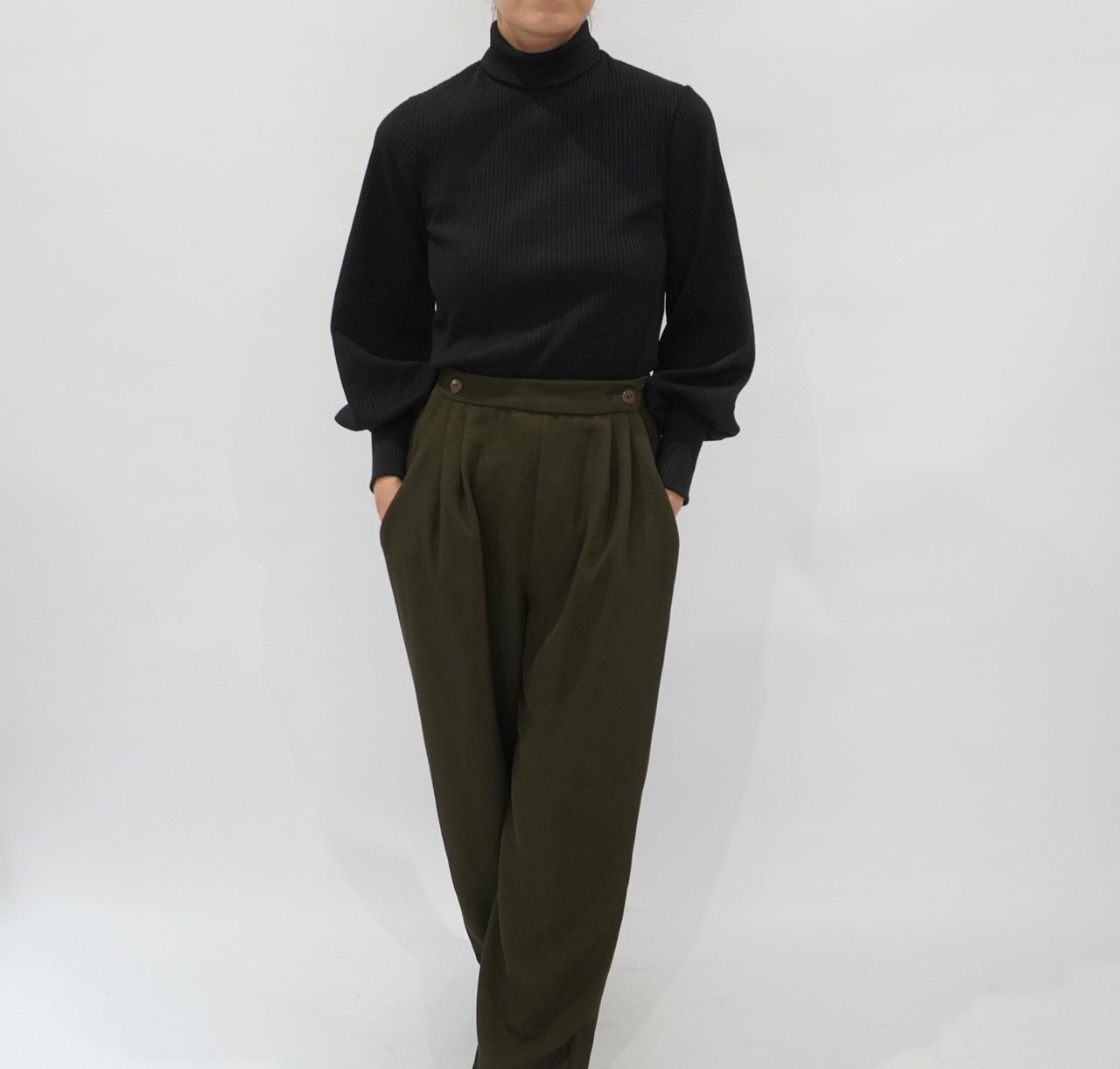 70s Balloon Sleeves Top