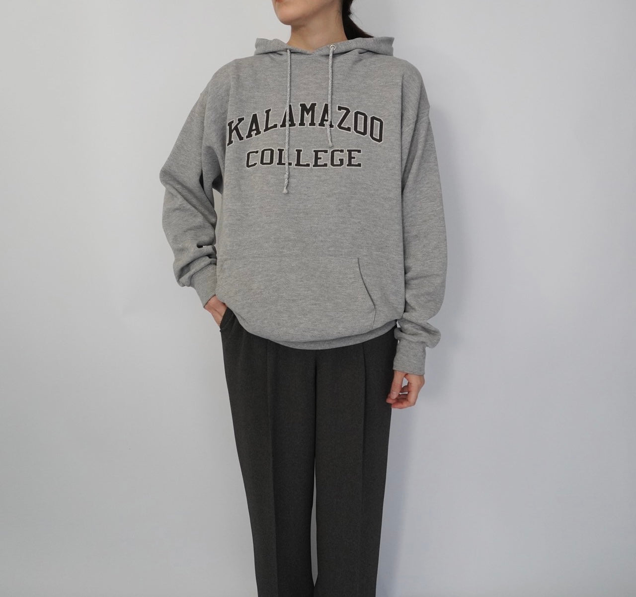 90s Hooded Sweater Made in USA