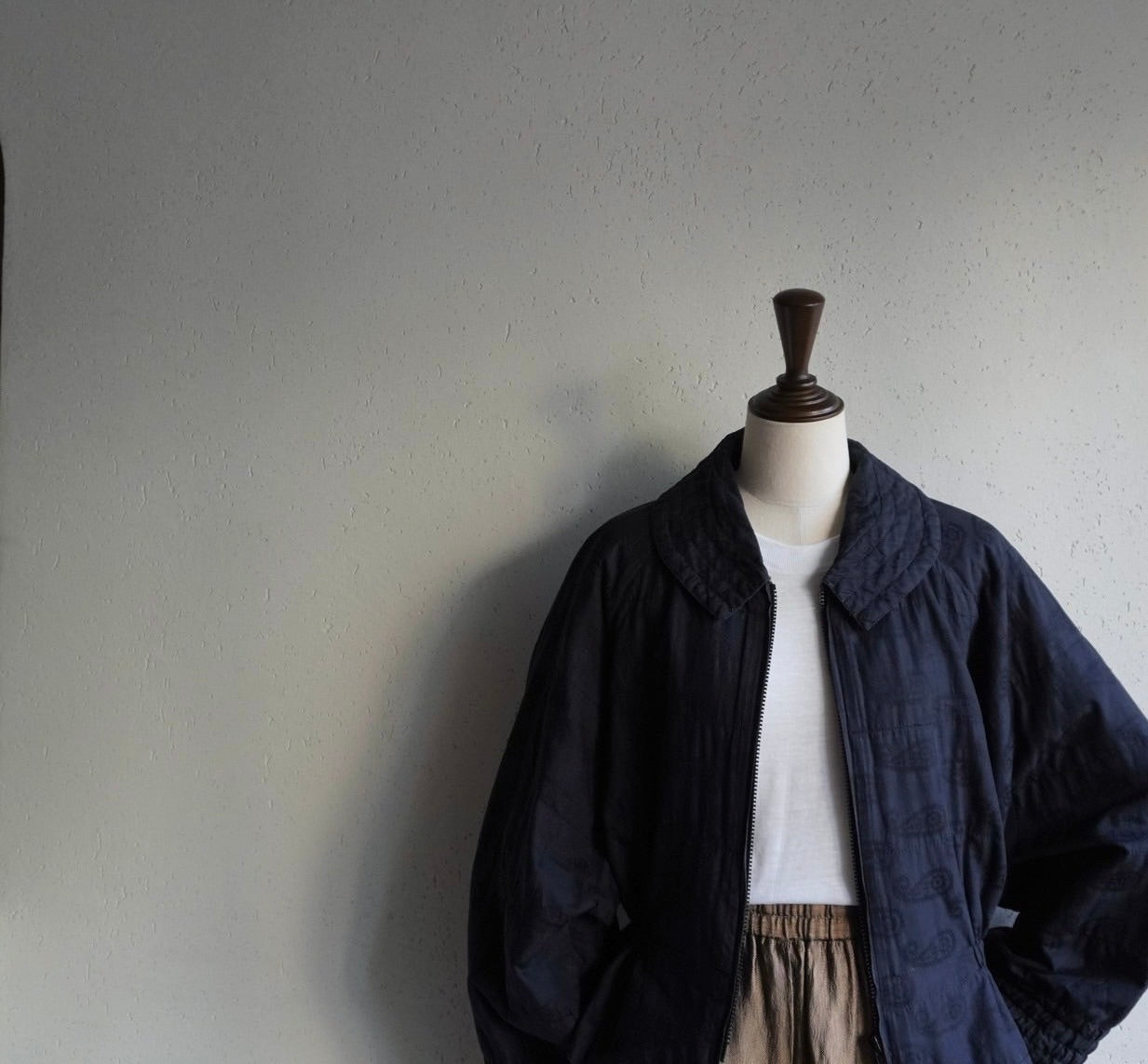 90s Black Paisley Jacket