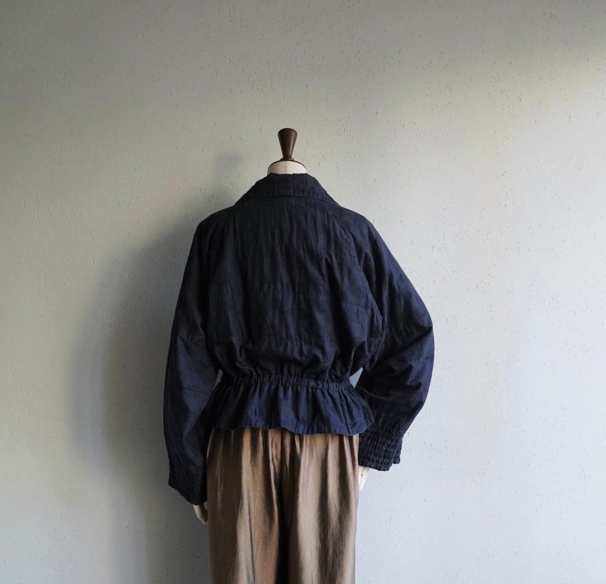 90s Black Paisley Jacket
