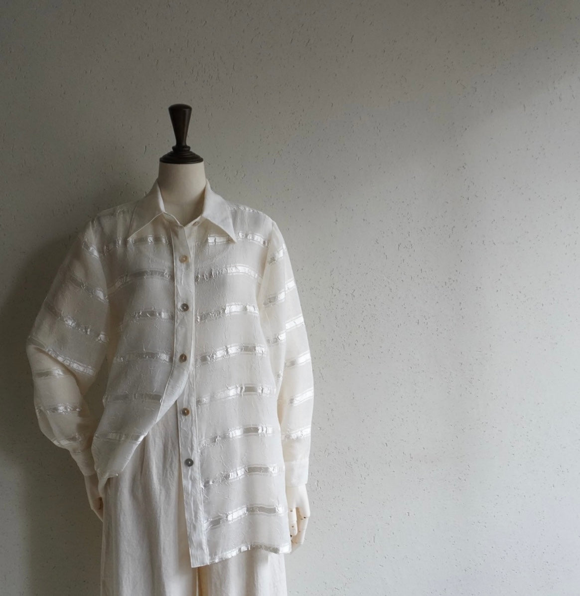 90s Design Sheer Shirt