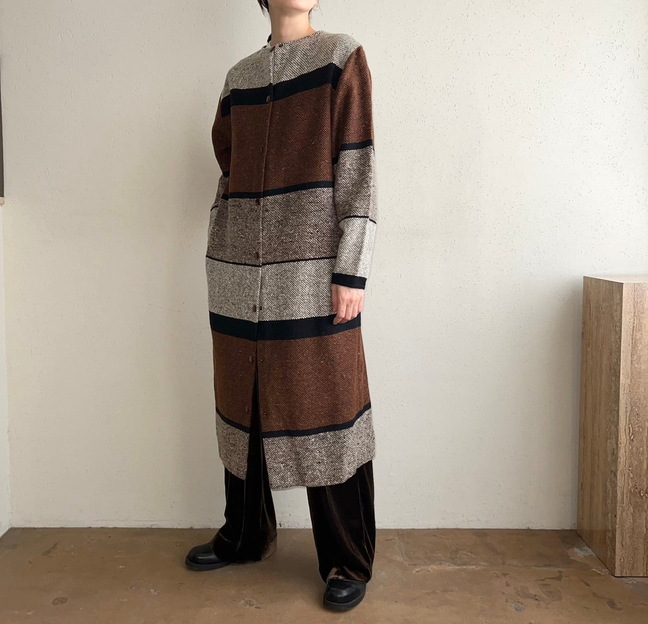 80s "annalisa ferro" Wool Dress Made in Italy
