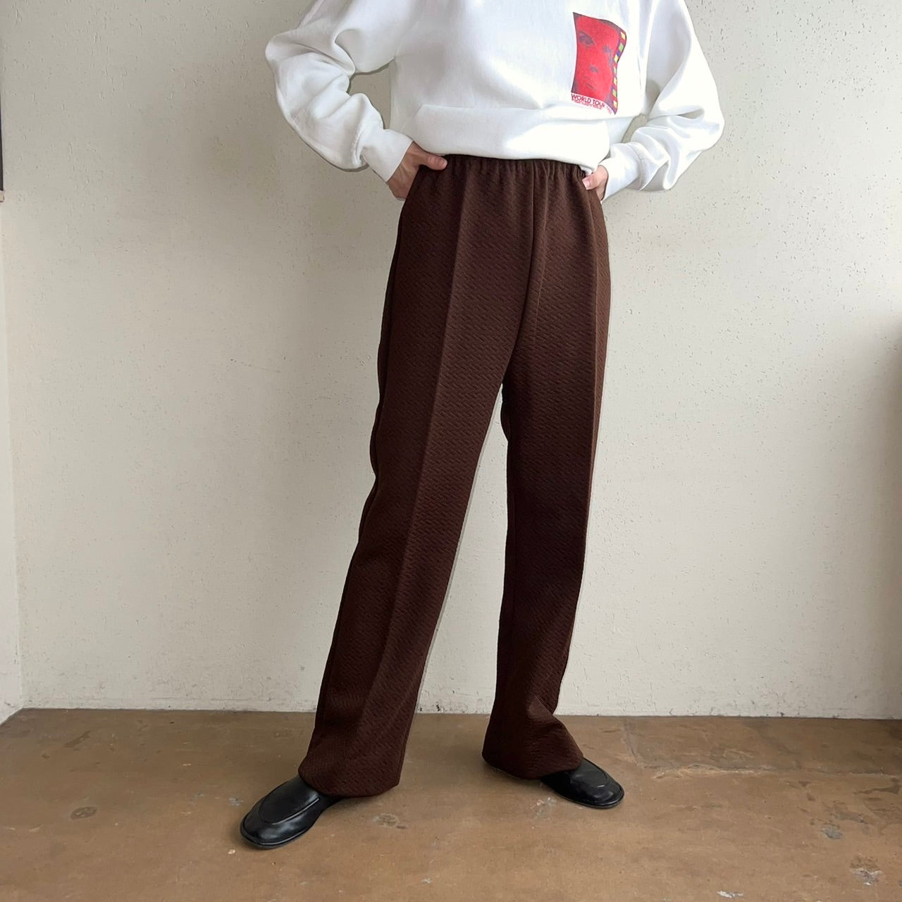 80s Brown pants