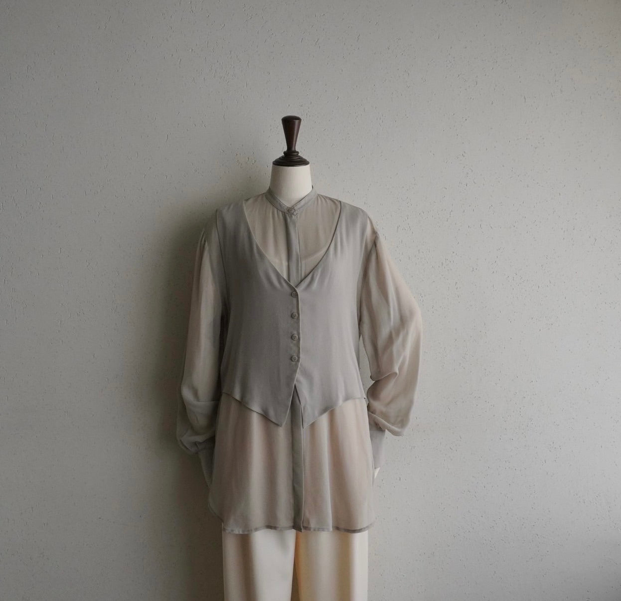 90s Design Sheer Blouse Made in USA