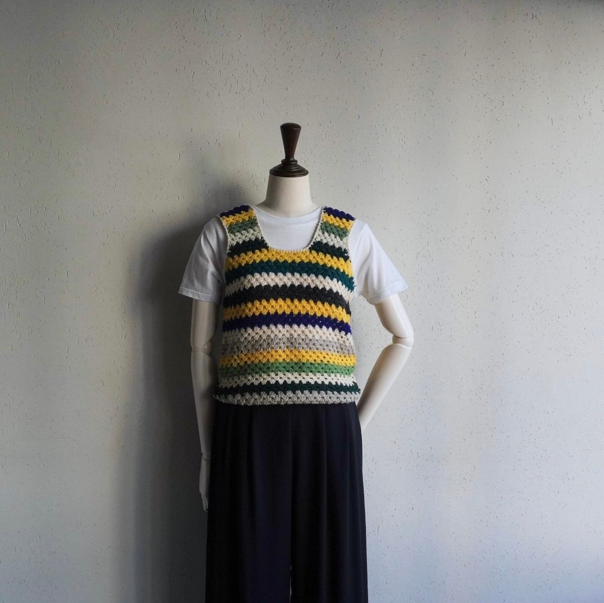 80s Pattern Knit Top