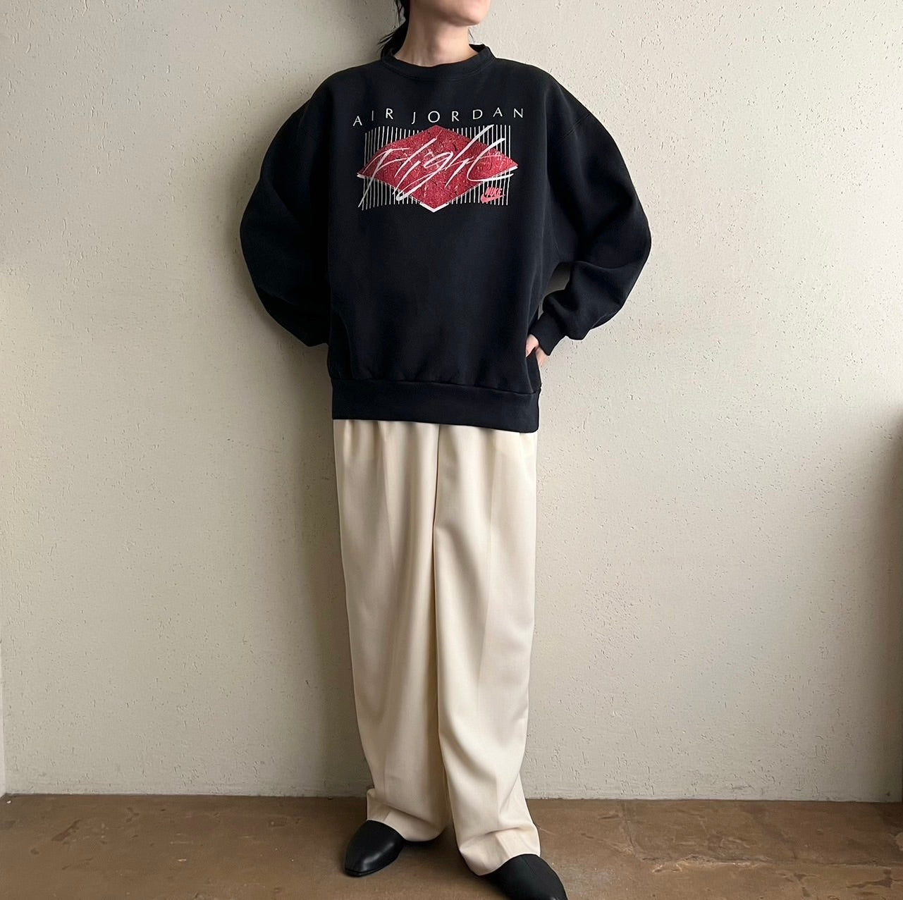 90s "Nike Air Jordan" Printed Sweater Made in USA