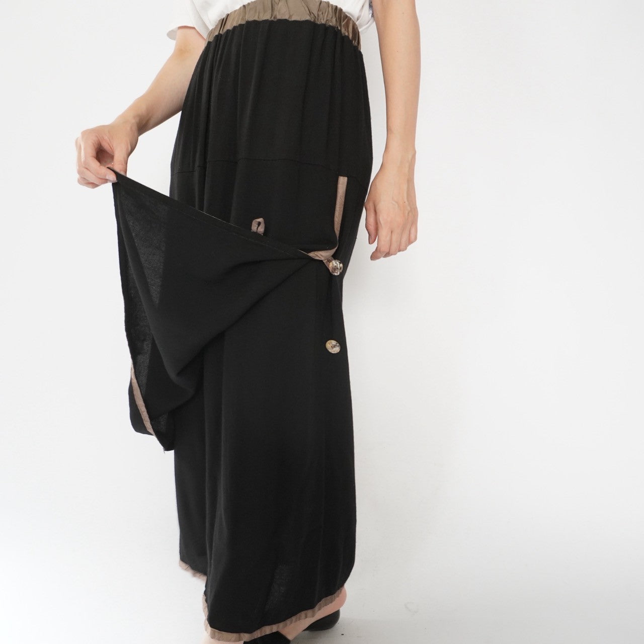 80s Rayon Design Skirt