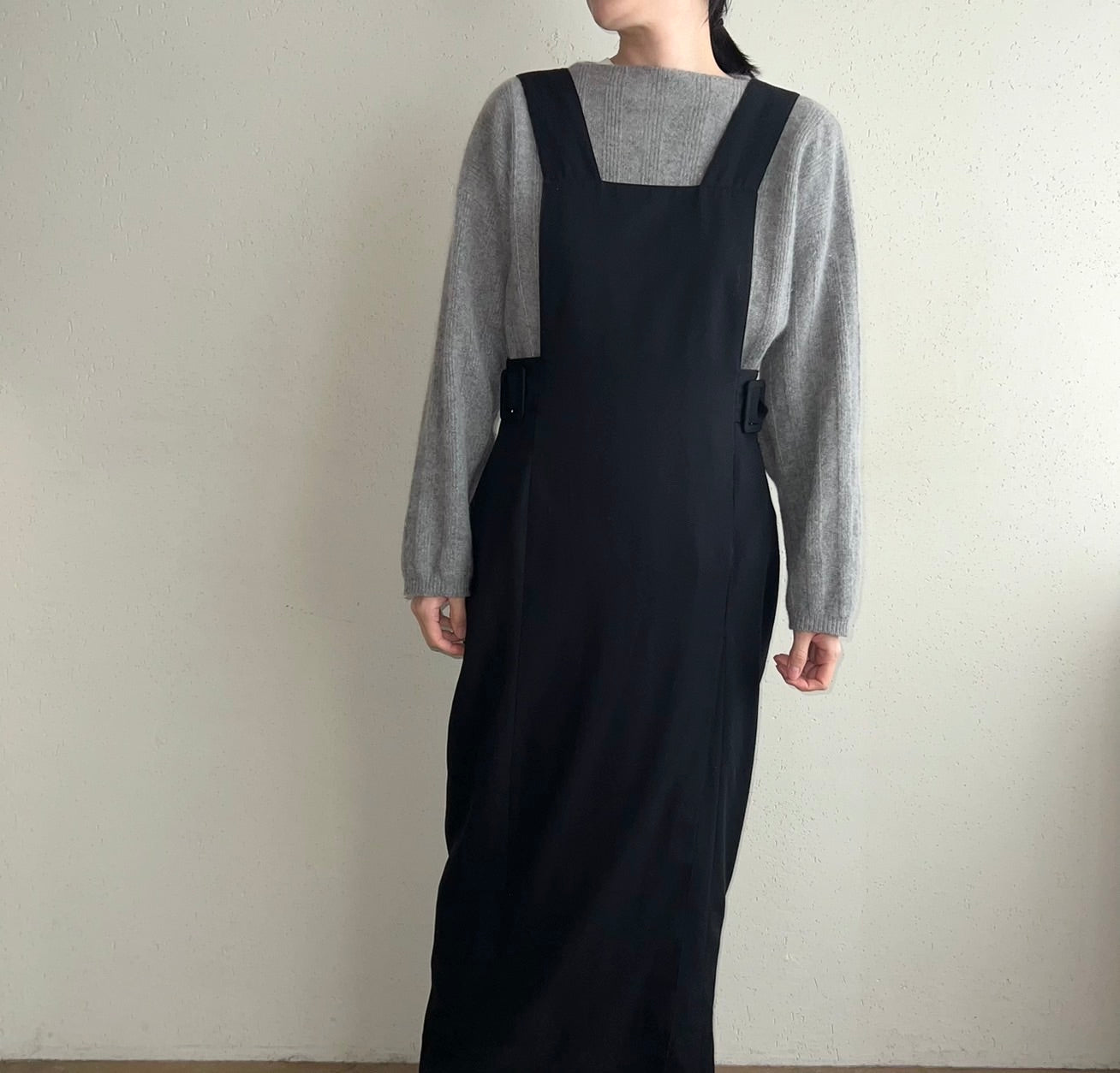 90s Black Design Dress