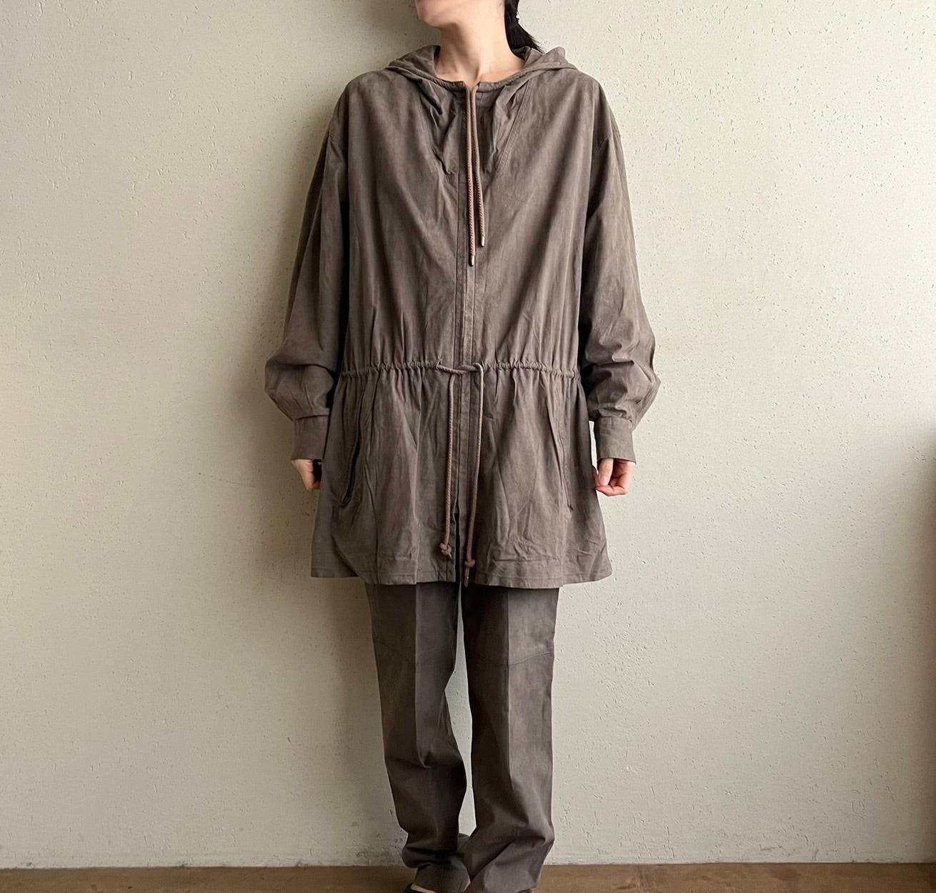 80s Suede Two-Piece Made in USA