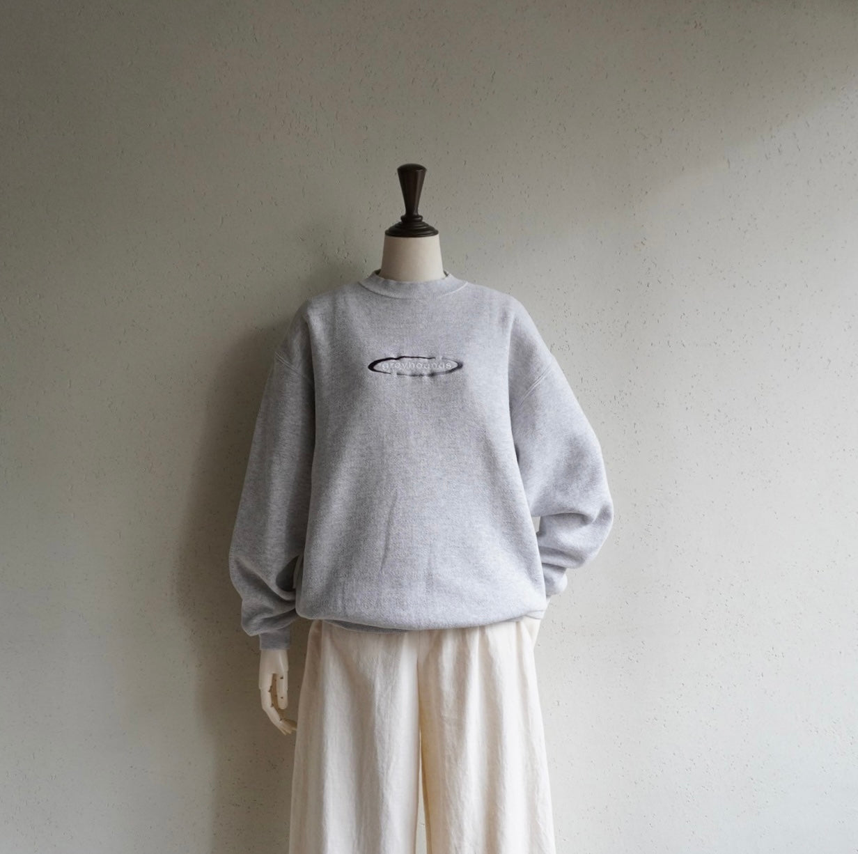 90s Embroidery Logo Sweater