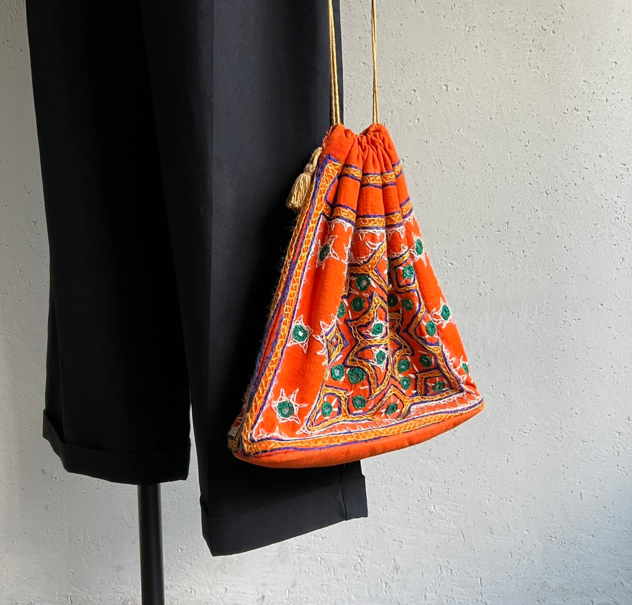 70s Embroidery Bag