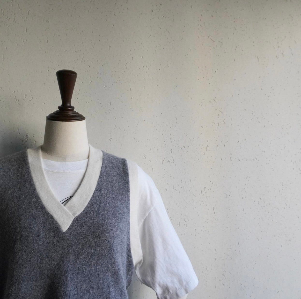 90s EURO Lace Up Knit Vest