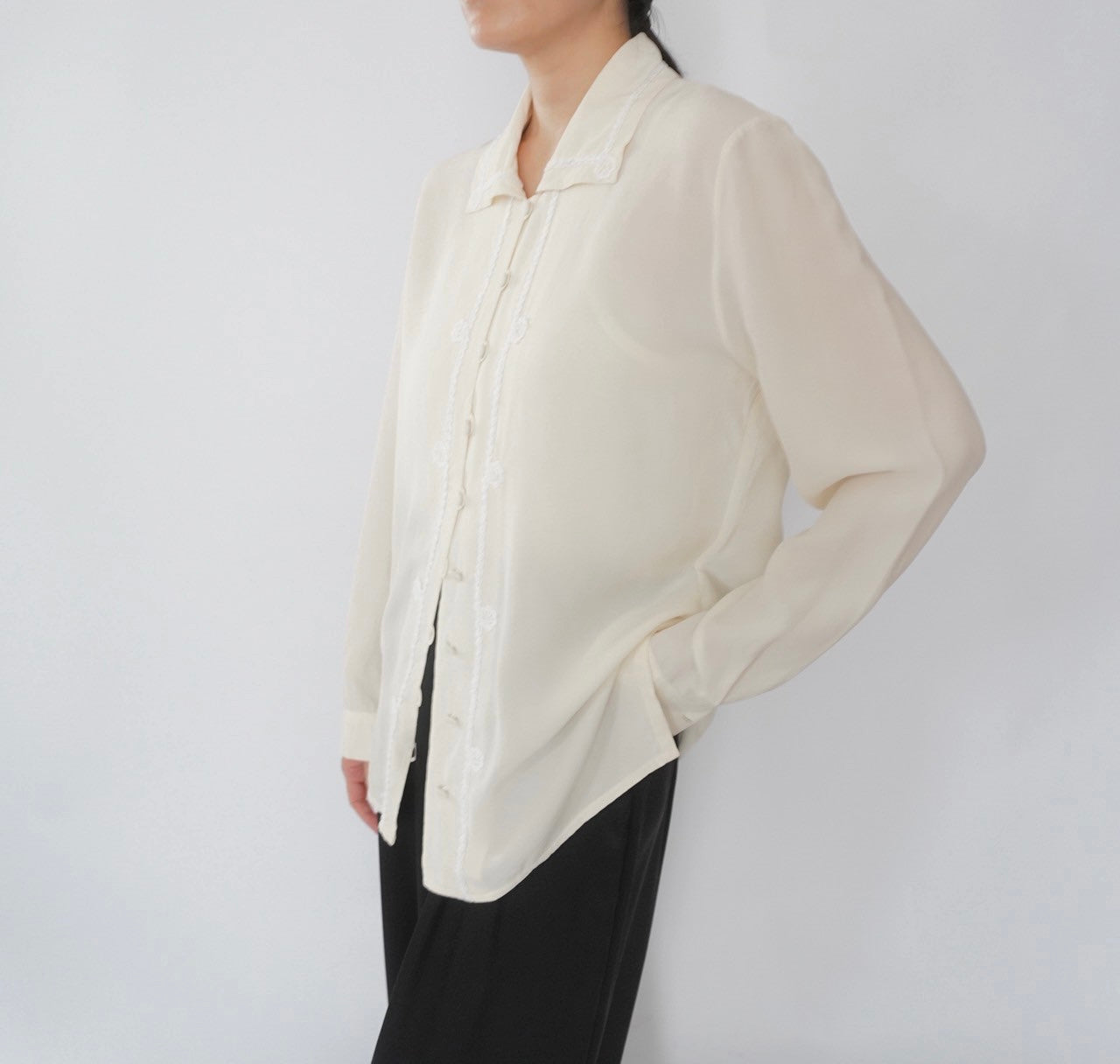90s Silk Design Shirt