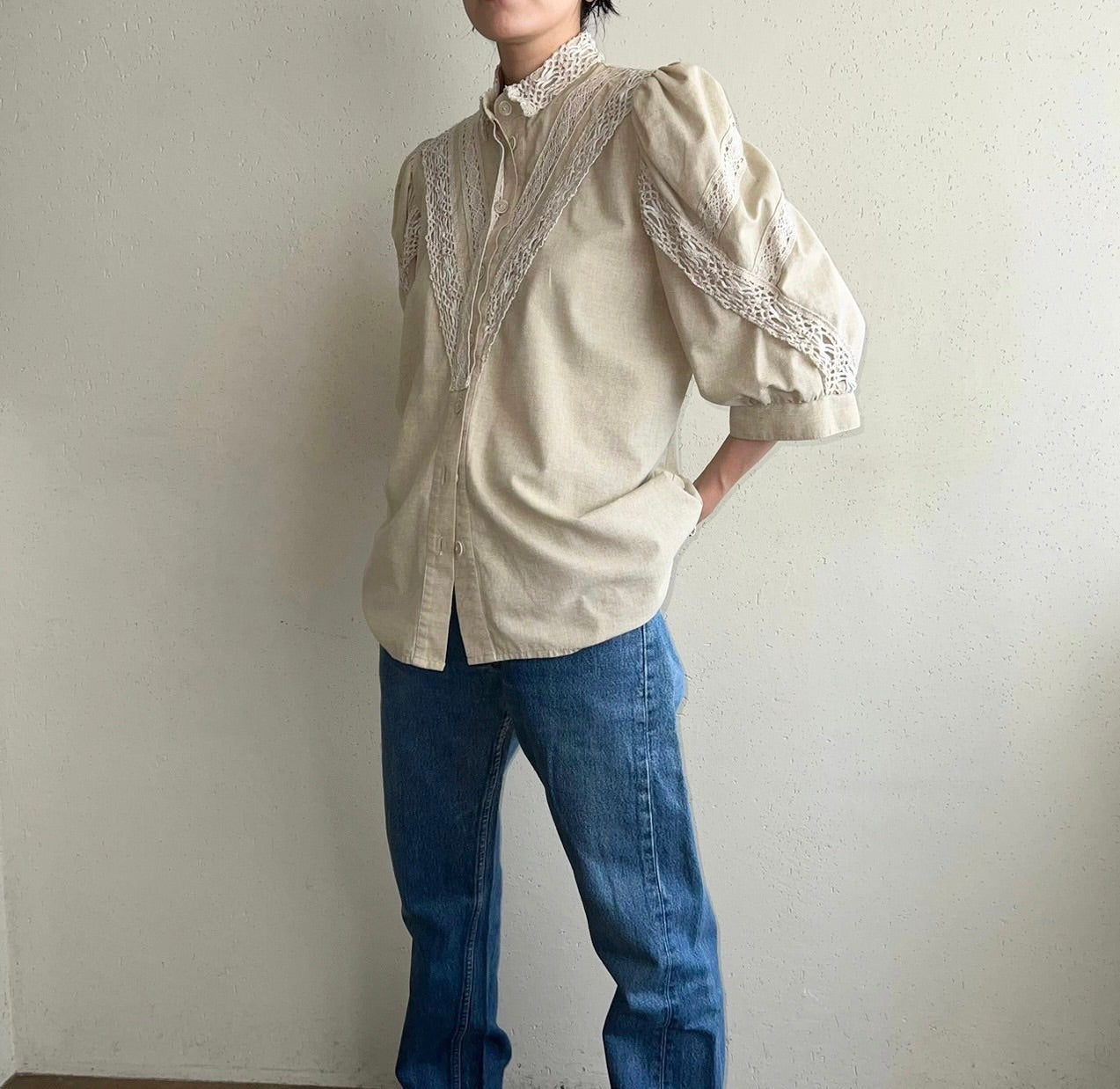 80s EURO Design Blouse