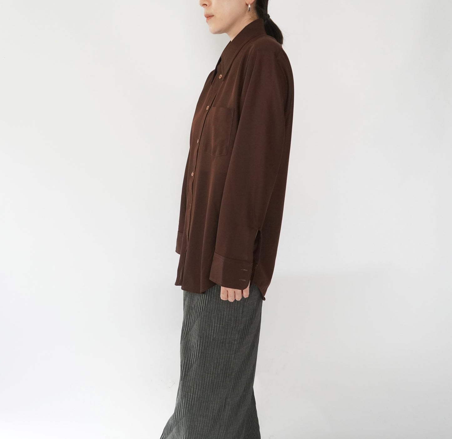 70s Brown Shirt